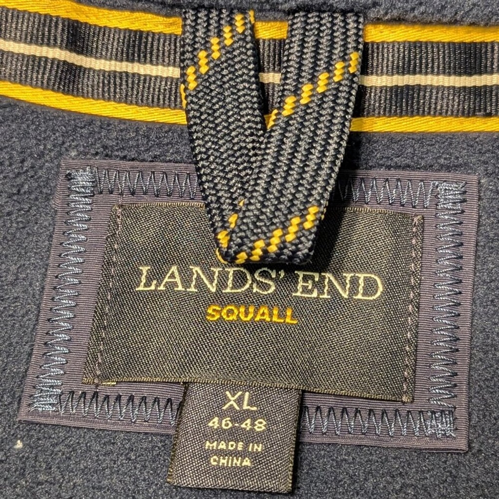Men's Lands' End Jacket XL Navy - Picture 7 of 7